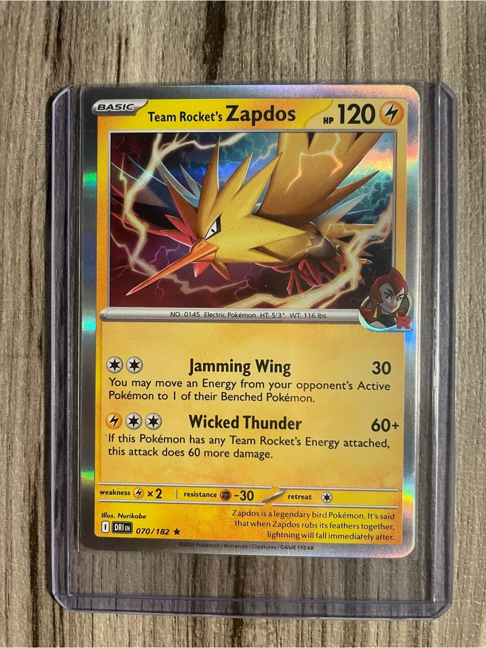 Pokémon TCG Team Rocket’s Zapdos - Destined Rival